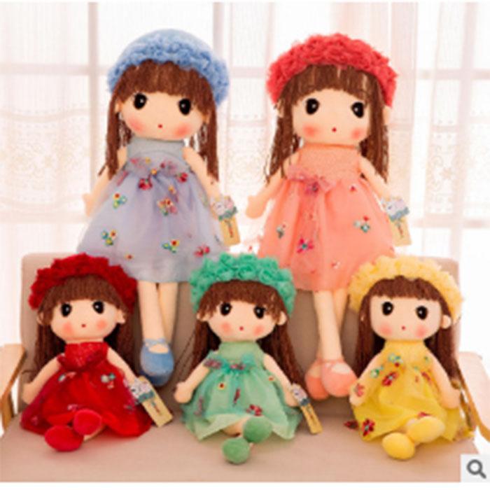 Búp bê cho bé yêu kích thước 45cm - màu vàng