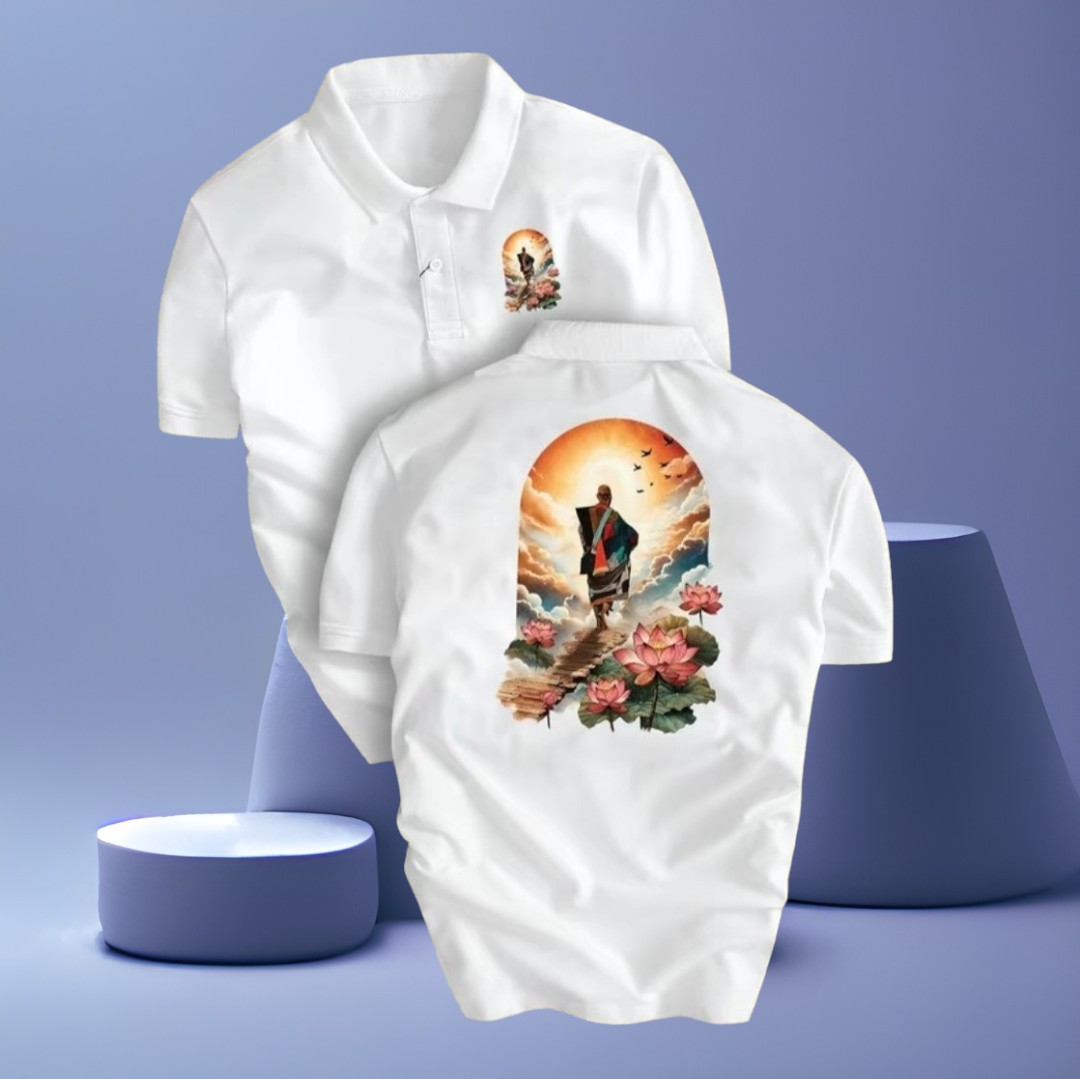 Áo thun polo bộ hành - áo thun in 3d trend áo