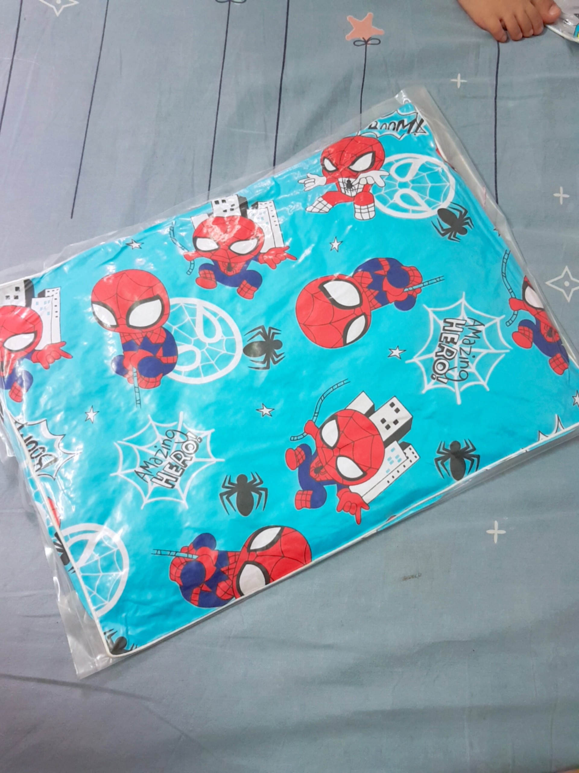 Gối cotton lụa mujji 100% thoáng mát cho trẻ em