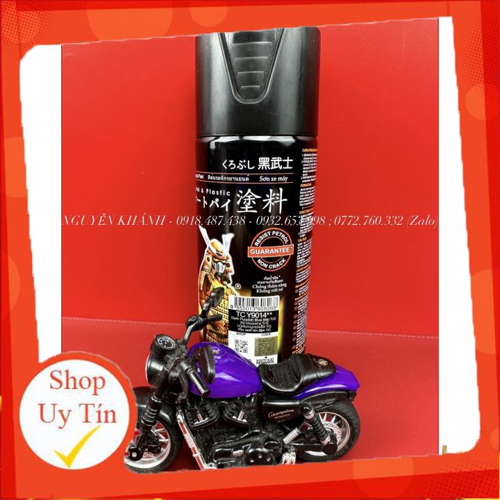 TC-Y9014 xịt samurai màu tím đậm