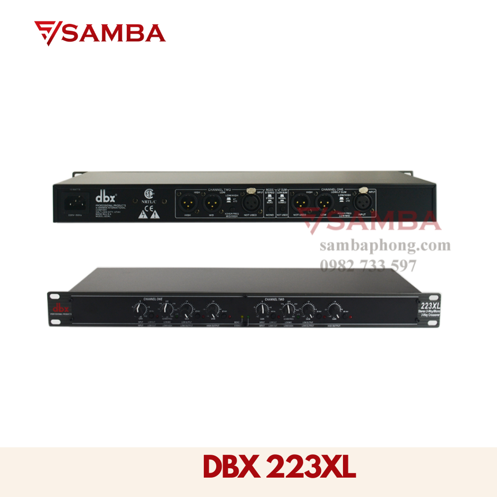 [Nhiều mẫu] Phân tần Crossover (2 way) [DBX223/DBX234]