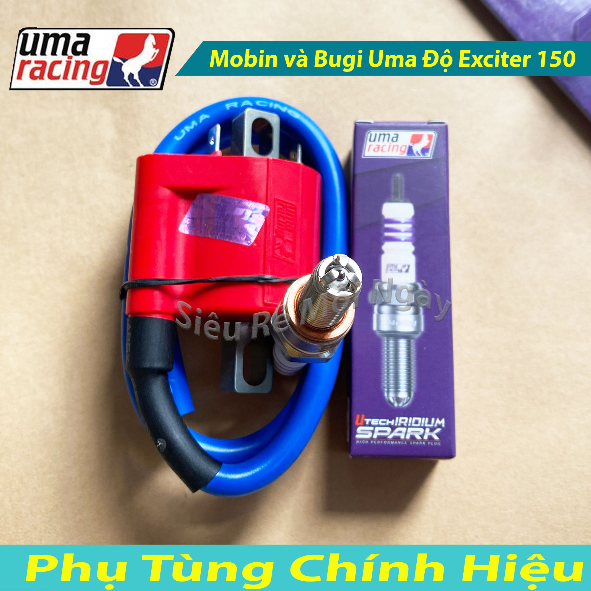 Combo Mobin sườn Fi và Bugi Uma Độ Exciter 150, Satria, Raider Fi, NVX
