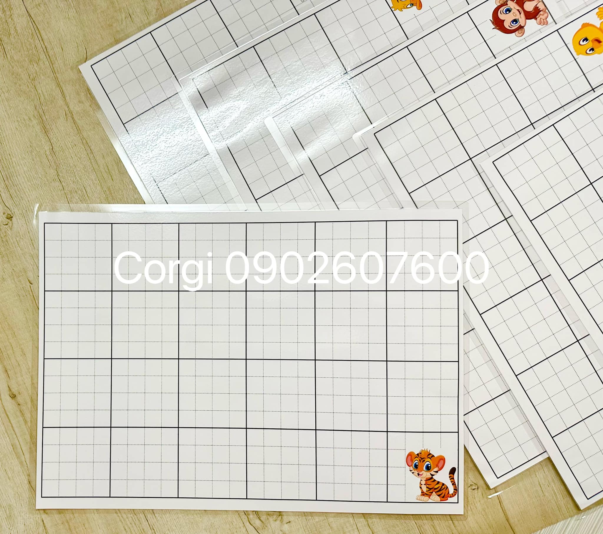 Bảng Nhóm A3 plastic - Đồ dùng dạy học Corgi