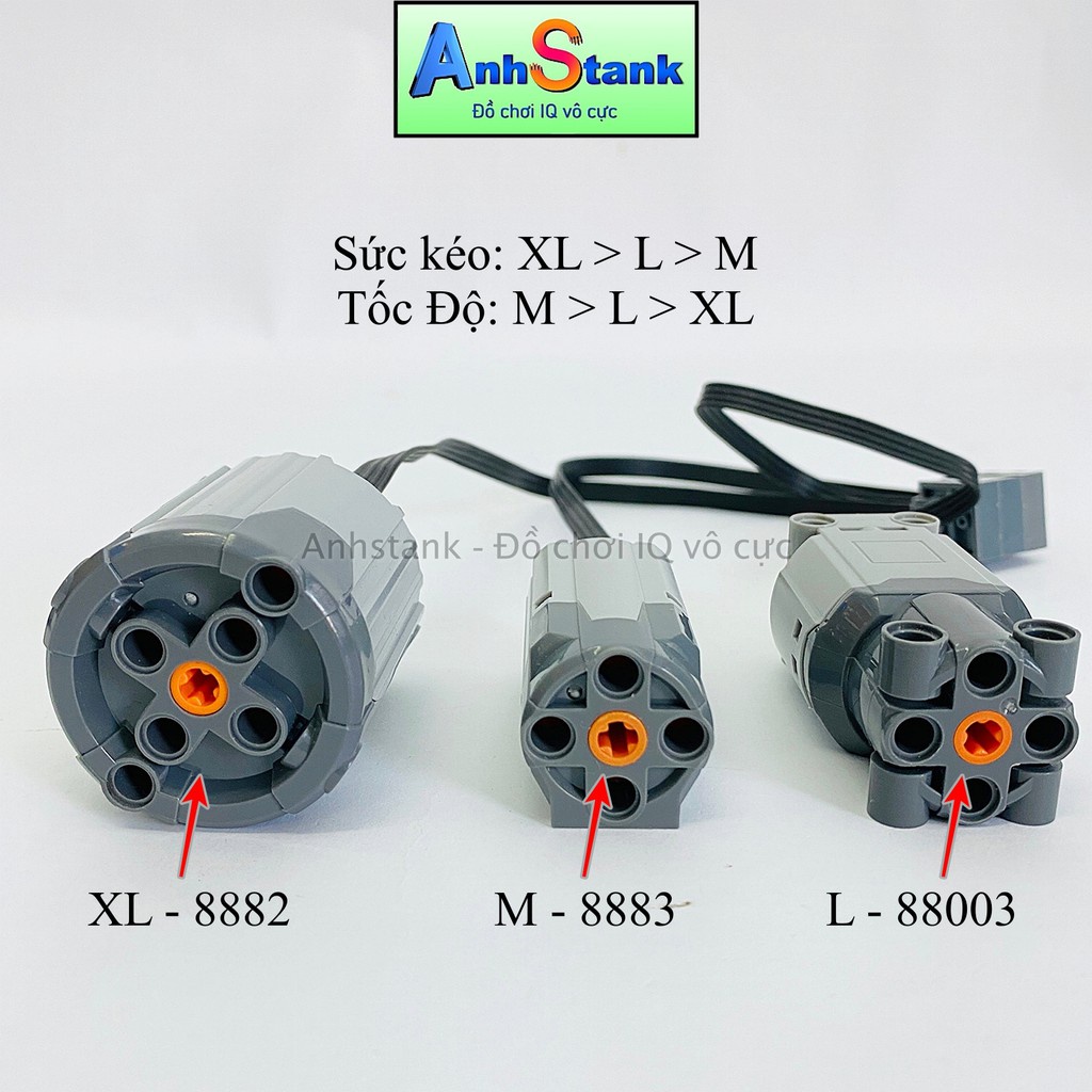 Motor đồ chơi Cỡ XL 8882 Tương Thích 9686-Technic-Education