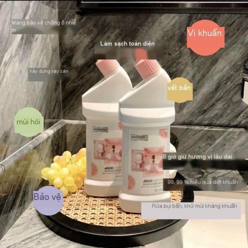 chất tẩy rửa tollet HƯƠNG CAM