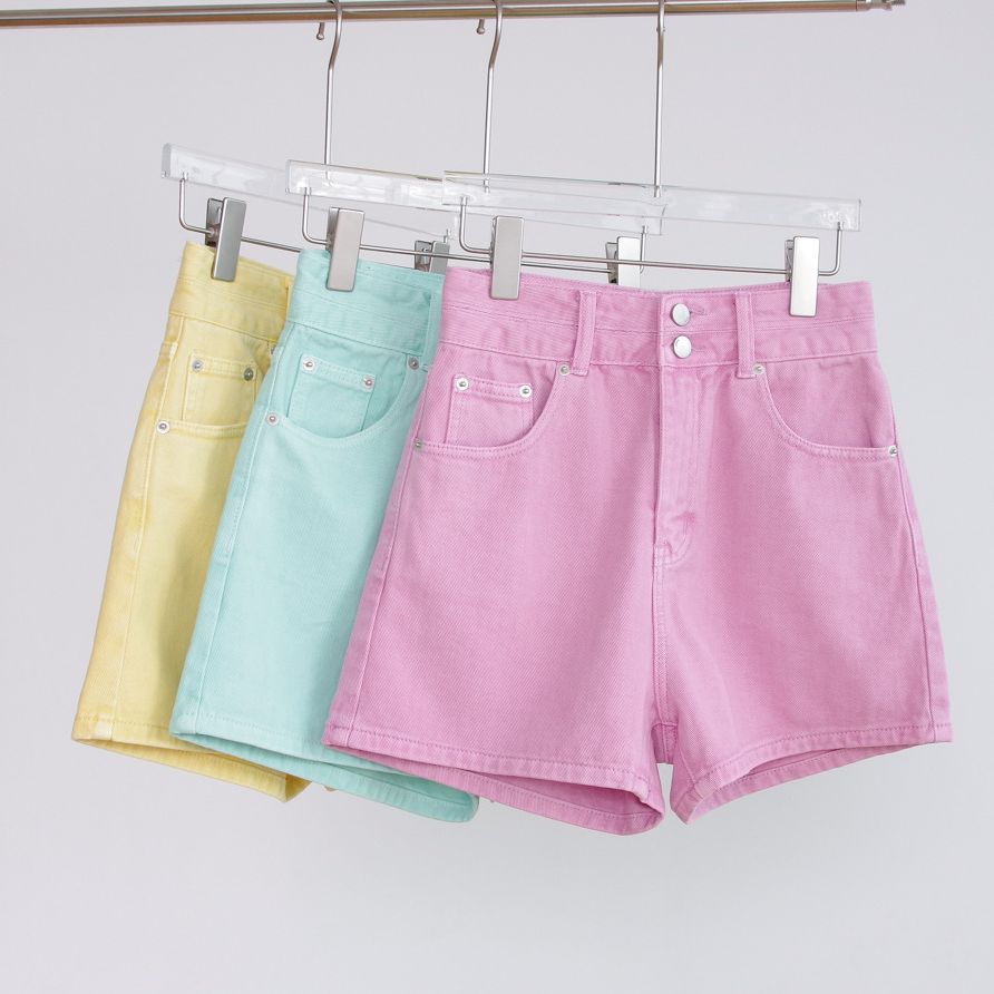 Quần đùi kaki chất mềm mịn lưng cao 2 nút (SK1104)