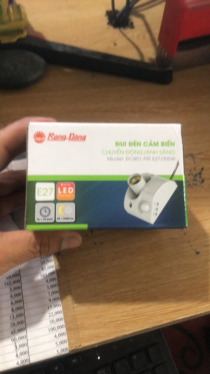 Đui Đèn Cảm Ứng Rạng Đông