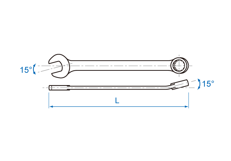 Khoá vòng miệng ( Cờ lê) Kingtony-1060-12