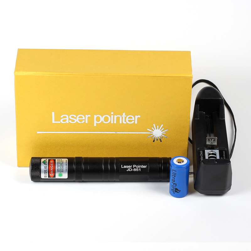 ĐÈN LASER JD-851 GREEN POINT VÀ BỘ SẠC