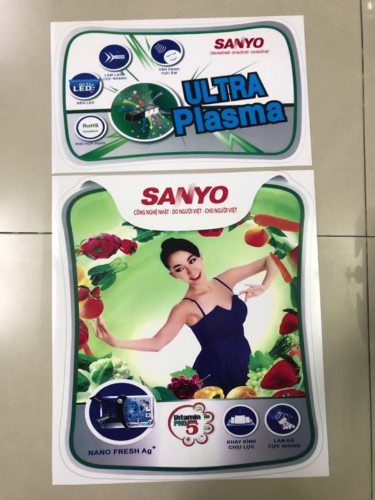 [HCM]tem dán tủ lạnh Sanyo aqua - miếng dán tủ lạnh sanyo