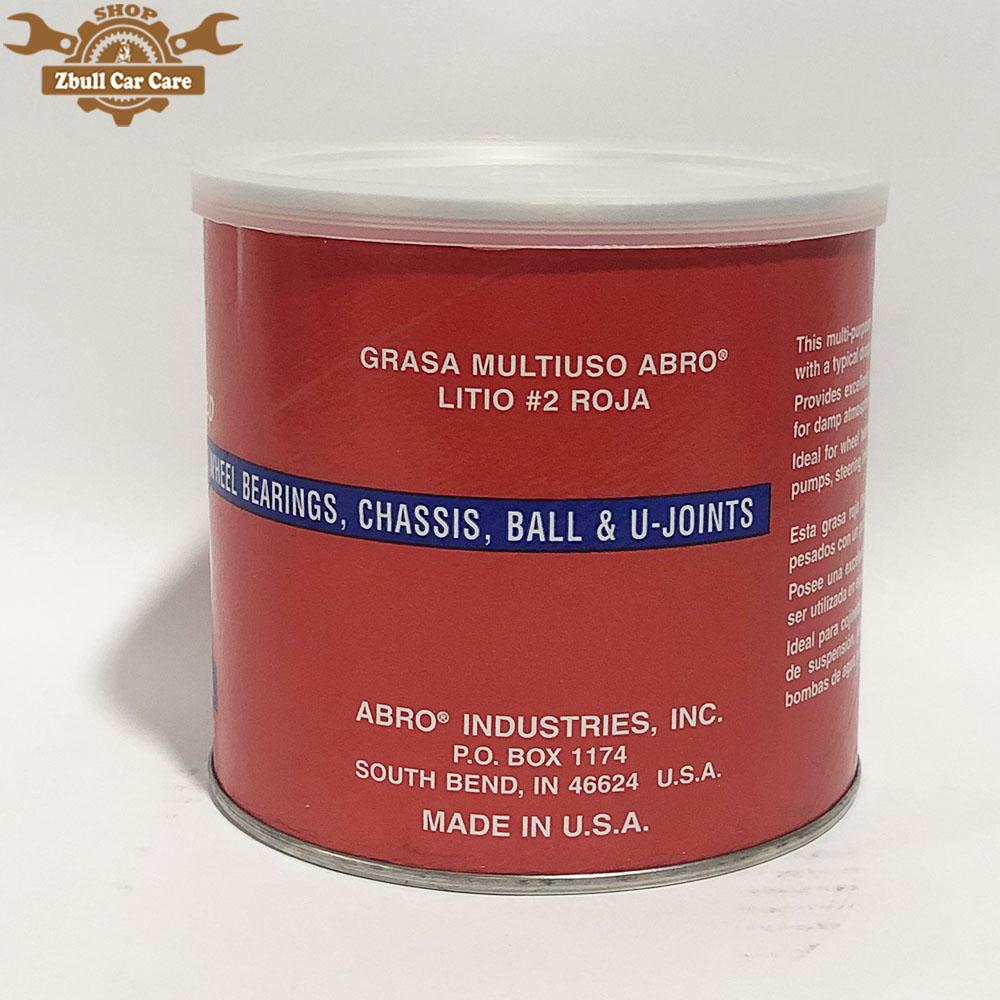 Mỡ Bò Bôi Trơn Đỏ Abro Super Red (Made In USA)