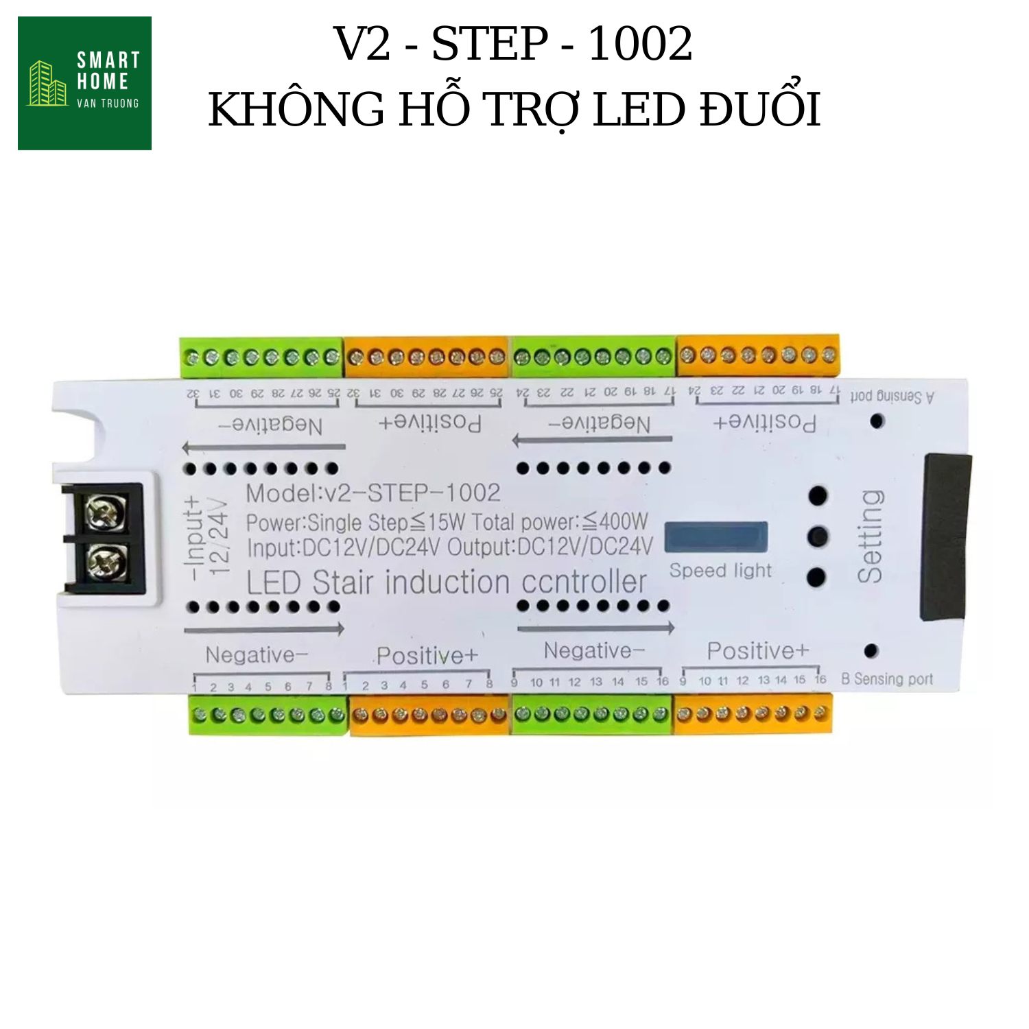 Combo lamp led stair smart 32 channels CONNECT Phone full accessories