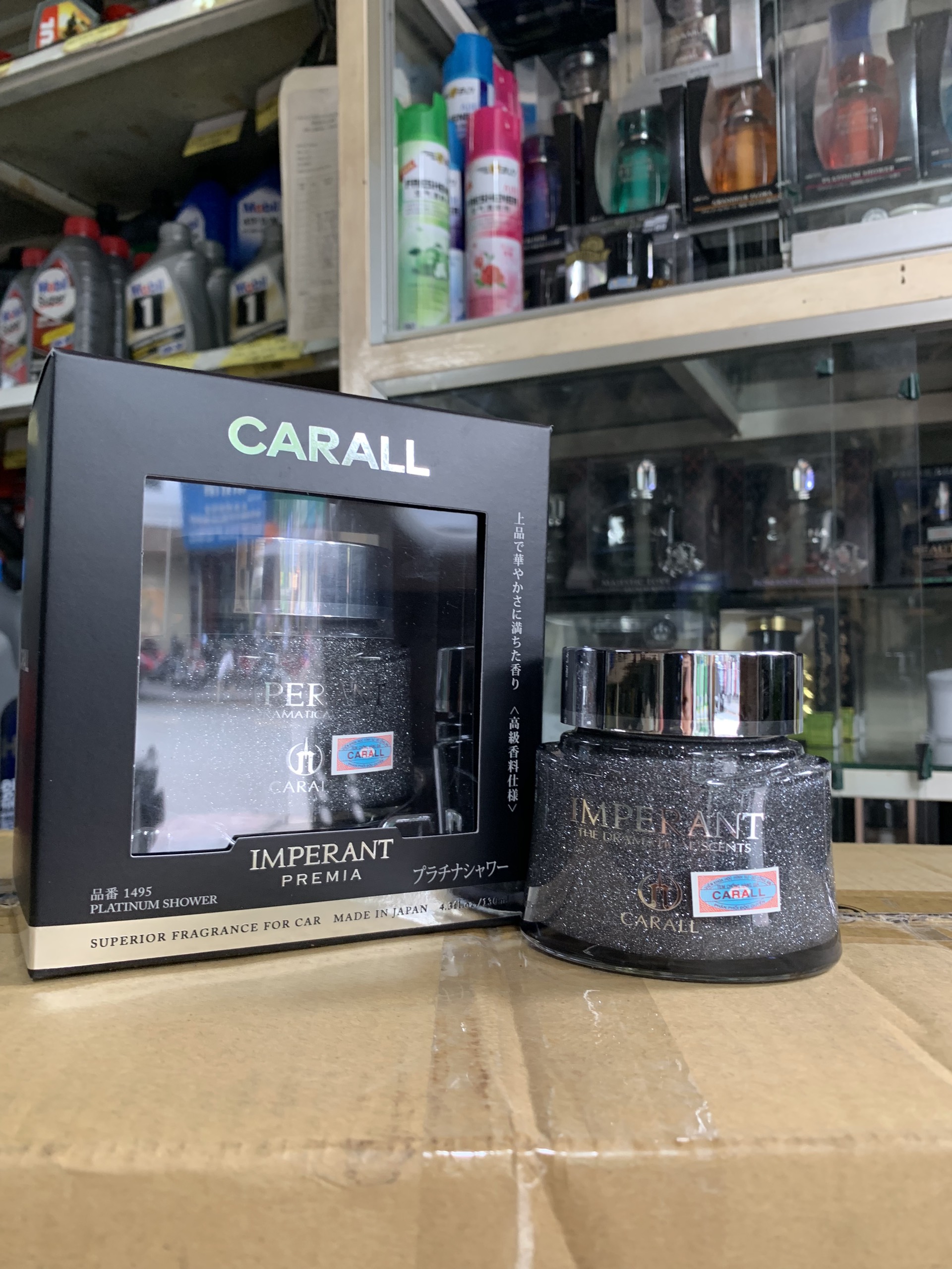 [HCM]Nước hoa ô tô cao cấp CARALL IMPERANT 130ml nhật bản
