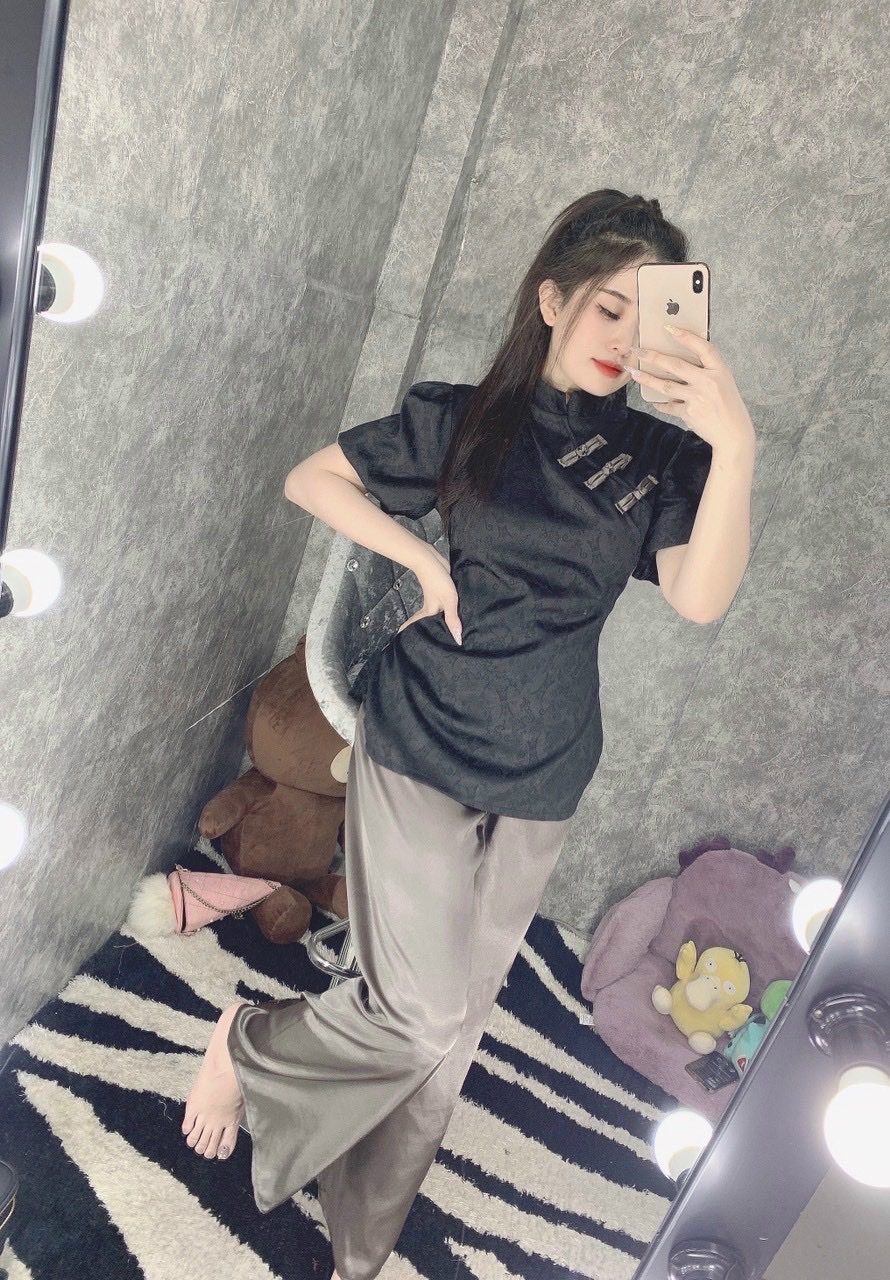 ĐỒ LAM ĐI CHÙA- GẤM TAY PHỒNG