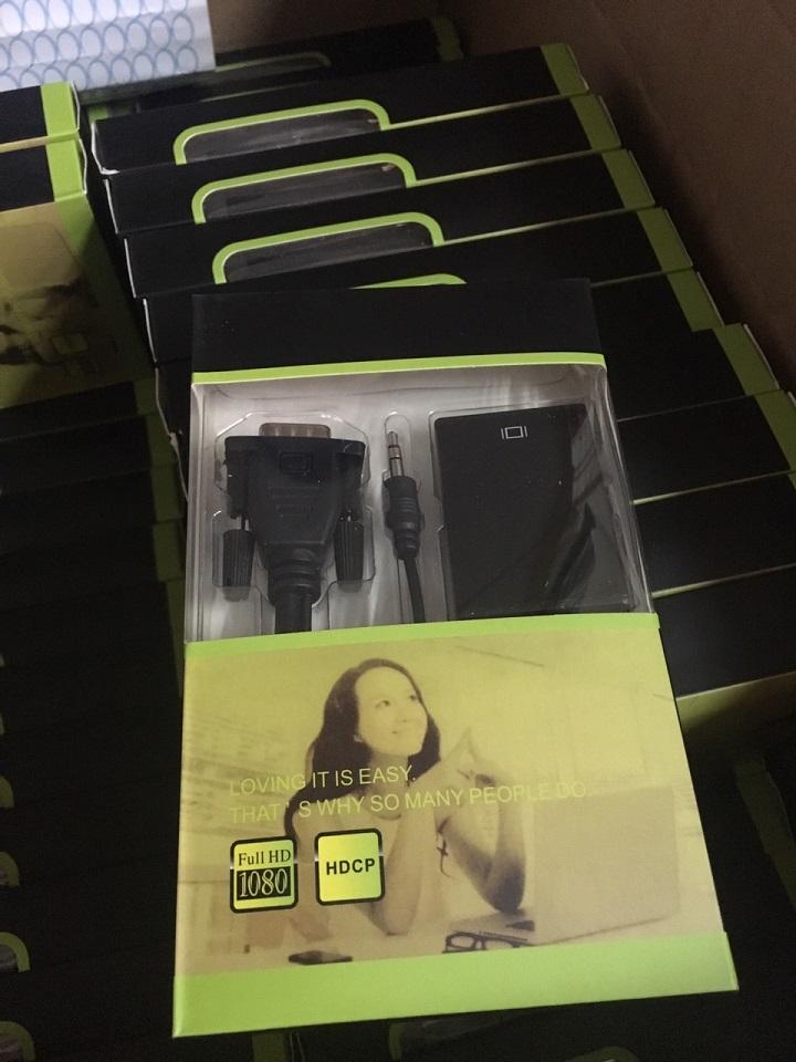 CÁP CHUYỂN ĐỔI TỪ CỔNG VGA SANG CỔNG HDMI CÓ ÂM THANH