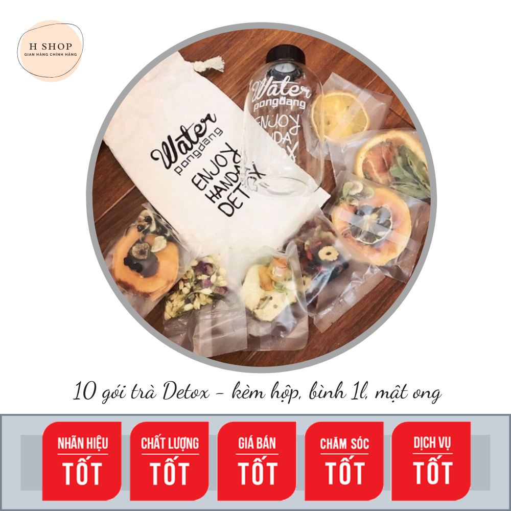 30-day slim dry fruits detox set (with pongdang bottle 650ml + 3 sugar Pack + 1 honey jar)