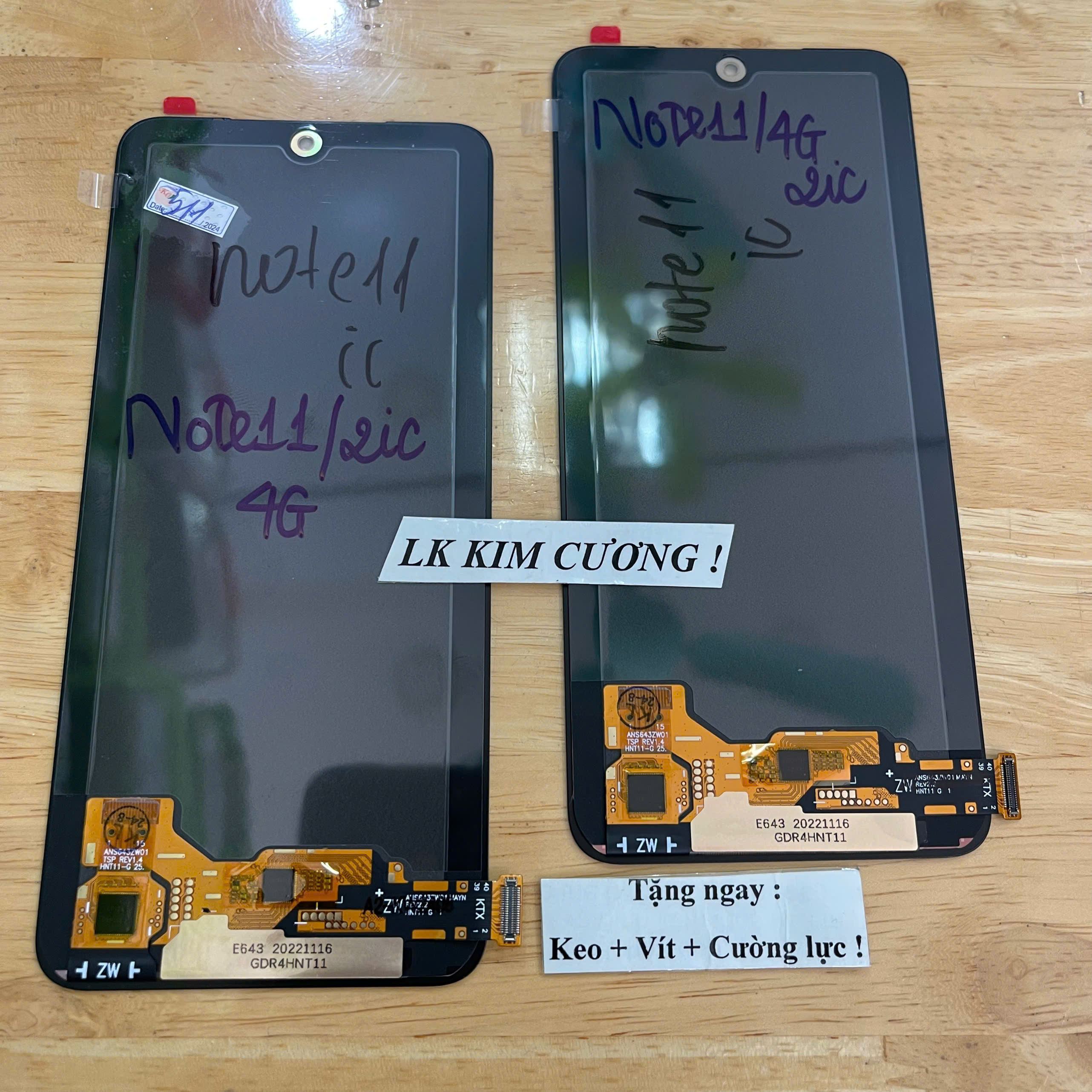 Màn hình thay thế xiaomi note 11 4g / redmi note 11s 4g / poco m4 pro 4g -  OLED (2ic