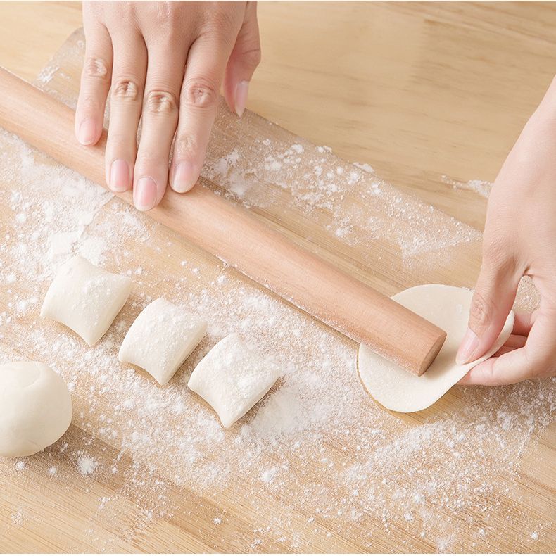 Cây cán bột bằng gỗ 28cm