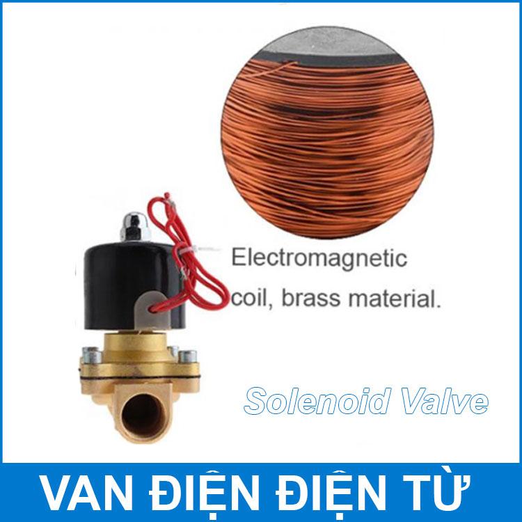 Van khóa mở nước bằng điện từ 220V 2W-025-08