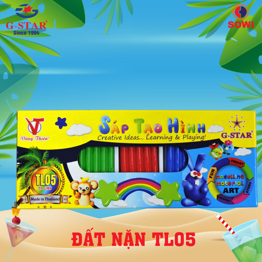 Đất Nặn 5 Màu Thái Lan TL-05 - K Pen