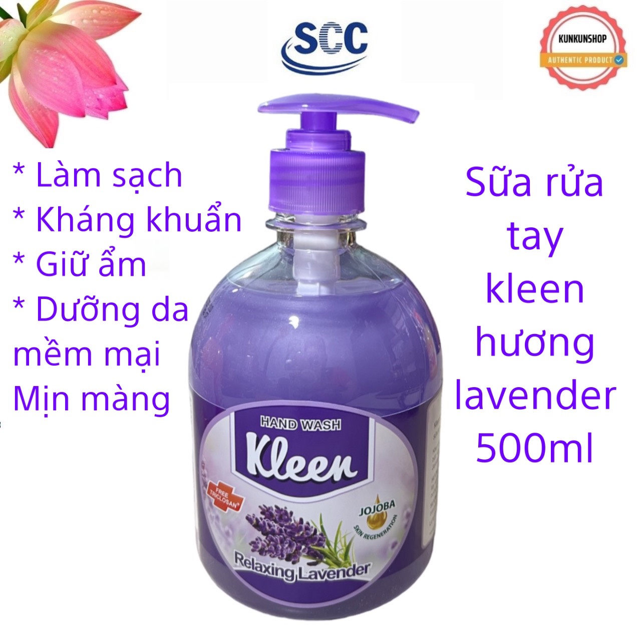 Sữa rữa tay Kleen 500ml