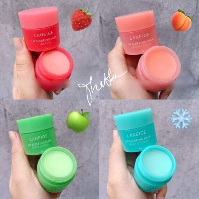 Dưỡng môi Laneige set 4 món (có tách set 3g, 8g, 20g)