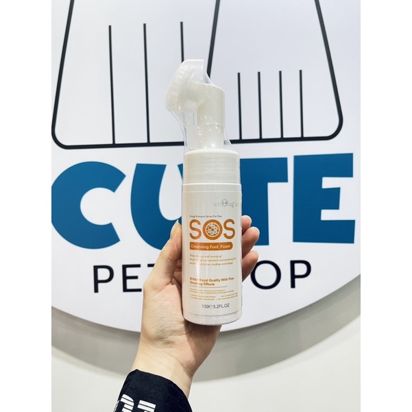 Bọt vệ sinh chân cho cún mèo SOS Cleansing Foot Foam💦🐶😻