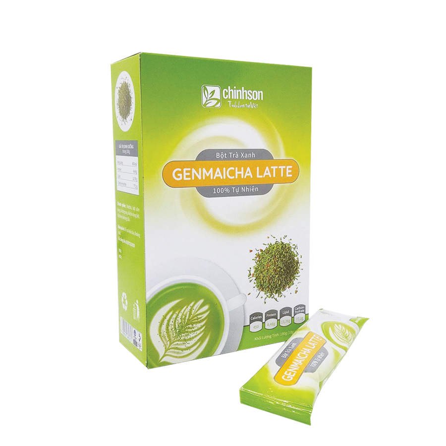 Trà Sữa Chính Sơn Matcha gạo rang (Genmaicha Latte) 180g