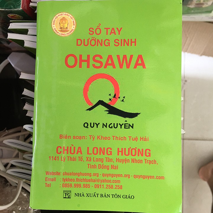 Sổ Tay Dưỡng Sinh Ohsawa Thầy Thích Tuệ Hải