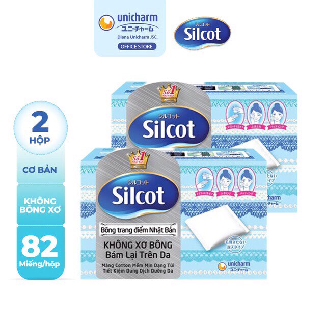BÁO GIÁ BỘ 4 HỘP BÔNG TẨY TRANG SILCOT (82 MIẾNG-HỘP) | Shopee Lazada Sendo Tiki mới nhất 38 Bộ 2 hộp Bông trang điểm (bông tẩy trang) Silcot 82 miếng/hộp