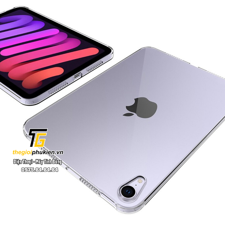 Ốp lưng iPad Mini 6 2021 silicon dẻo trong