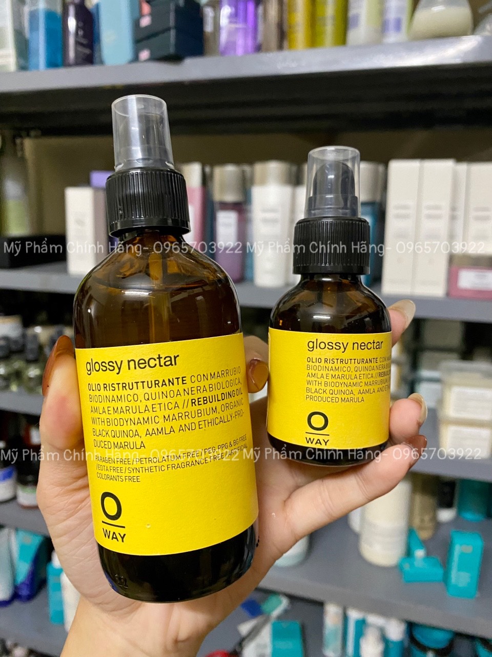 Tinh Dầu Phục Hồi Tái Tóc Oway Glossy Nectar 50ml  - 160ml