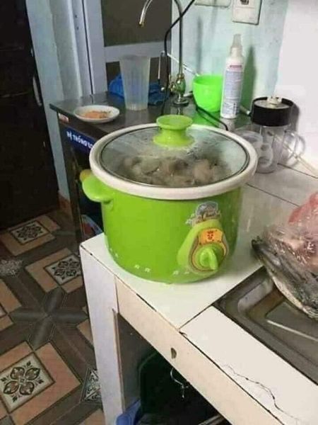 Nồi nấu cháo cho bé cao cấp chính hãng - nồi hầm chậm đa năng nồi nấu cháo ninh xương kho cá nhanh chóng dung tích 15l tiện ích