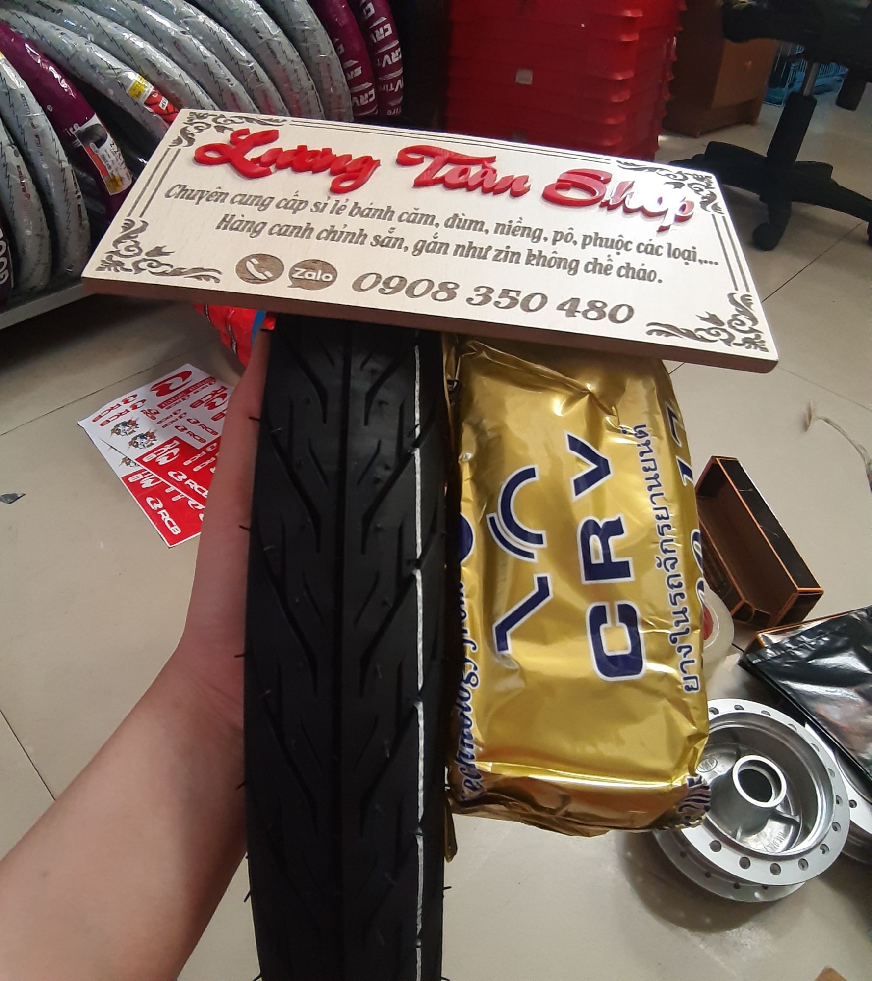 vỏ và ruột CRV  70/90/17