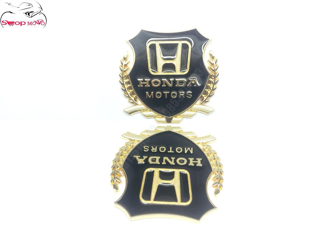 Logo HONDA Motors Kim Loại Dán Ô Tô Xe Máy (GIÁ 1 CHIẾC)