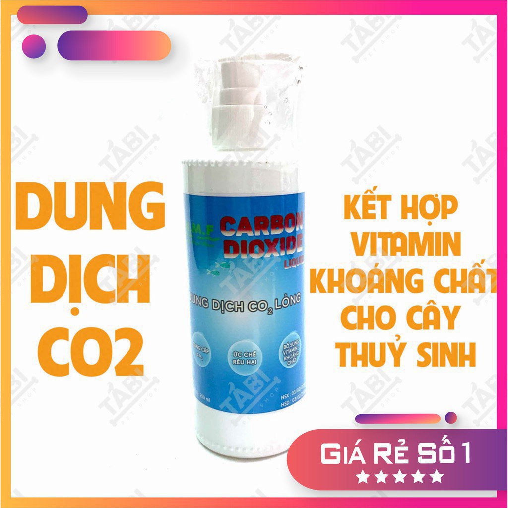 Dung dịch Co2 nước cho cây thủy sinh