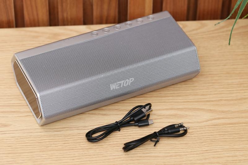 [HCM]Loa Bluetooth Wetop H8008 Bạc