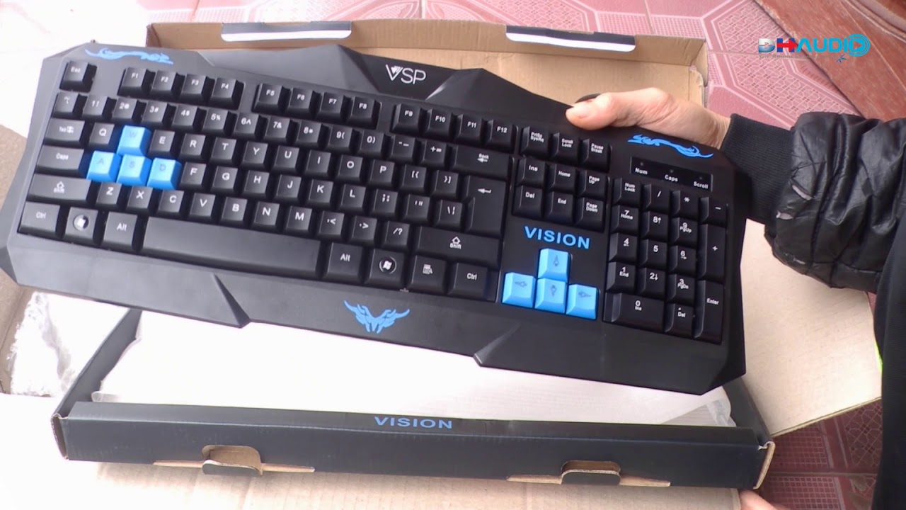 [HCM]Bàn phím máy tính VISION G9 - bấm cực êm