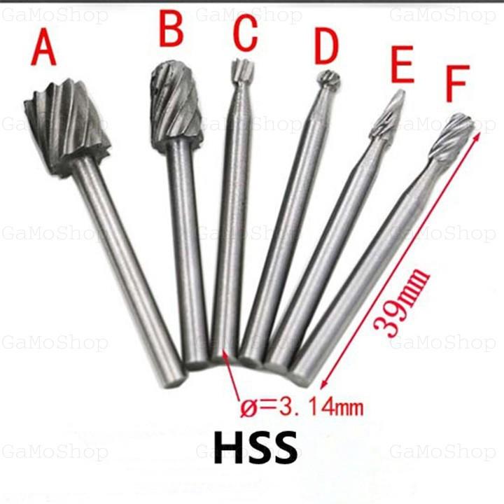 Bộ 6 Mũi Khắc Gỗ