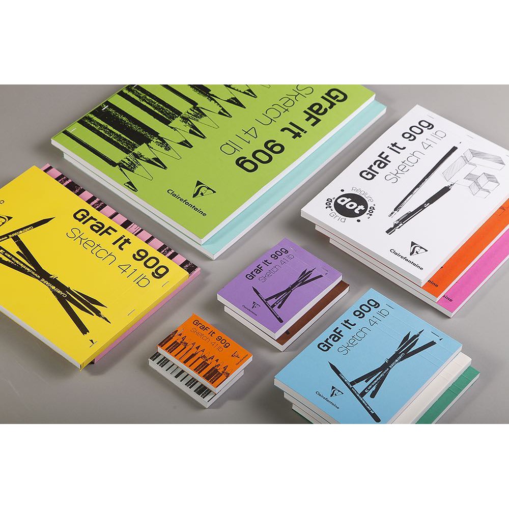 Sổ vẽ chì GRAF IT Sketch pad Clairefontaine 90gsm 80 sheets-Dụng cụ vẽ Tâm Tâm