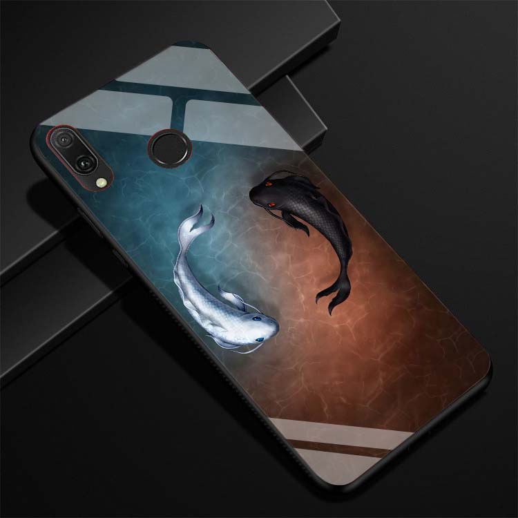 Ốp lưng huawei nova 3i, 3e, p20 lite lưng kính cường lực sáng bóng