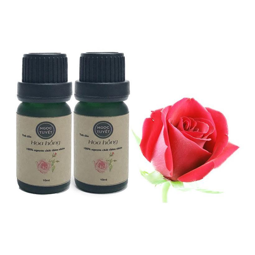 Combo 2 lọ tinh dầu hoa hồng nguyên chất lọ 10ml