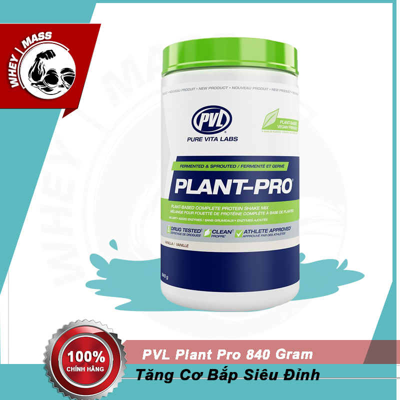 Sữa Dinh Dưỡng Cung Cấp Protein Thực Vật PVL WHEY PLANT PRO 840 GRAM