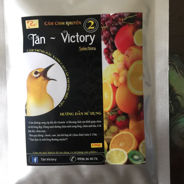 Cám chim vành khuyên tân victory số 0, 1, 2 100g cám chim giá rẻ chính hãng