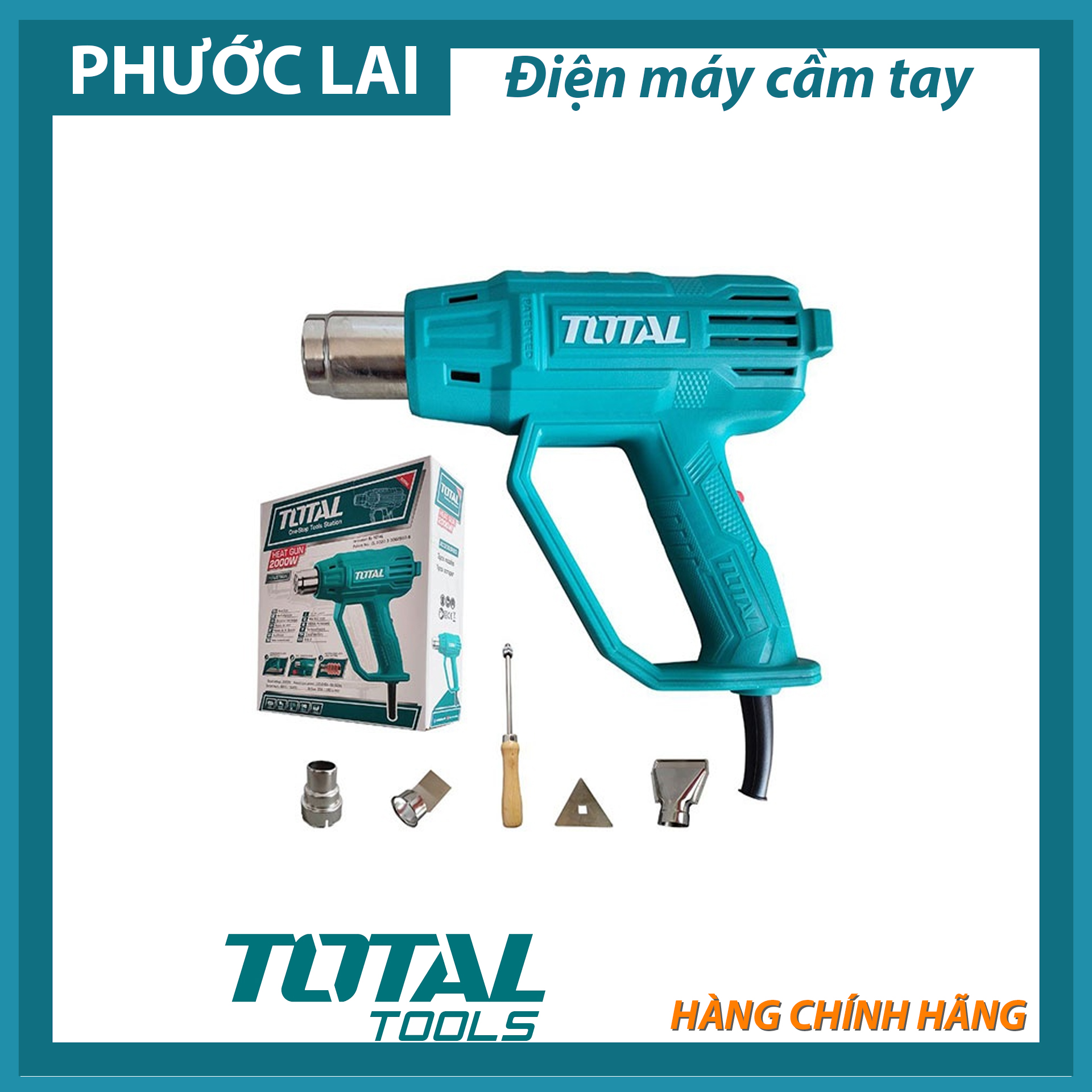 Máy thổi hơi nóng 2000w total tb20036