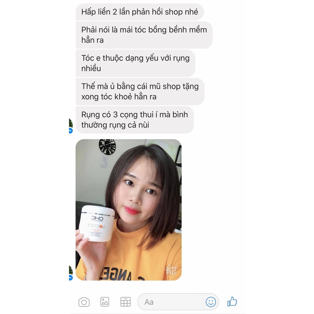 [+Tặng mũ trùm] HẤP DẦU CHC GOCOLOR HÀN QUỐC PHỤC HỒI SIÊU MƯỢT TÓC 500ML
