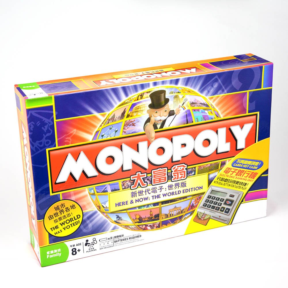 [Hoàn tiền 10%][Hoàn tiền 6%]Cờ tỷ phú Monopoly Ultimate Banking , Monopoly Here & Now The World Edition