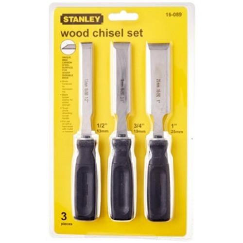 Bộ đục gỗ 3 cây Stanley 16-089