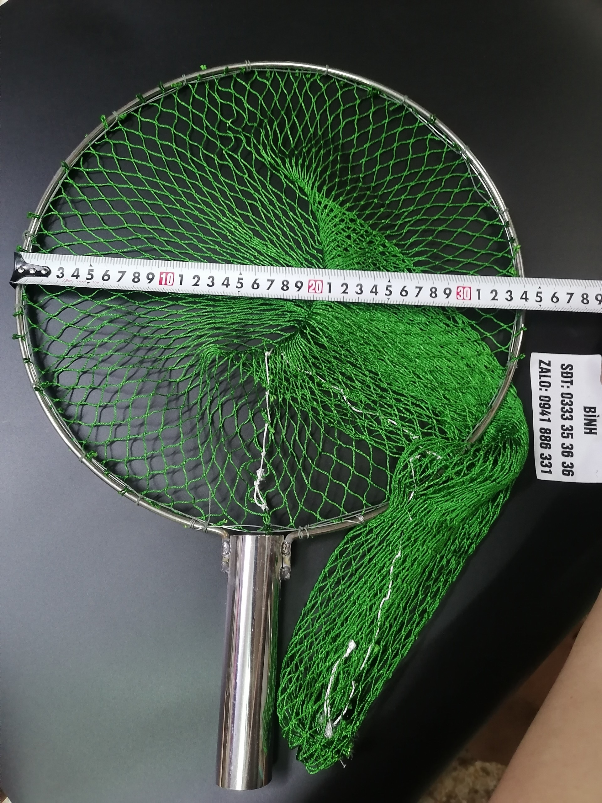 Vợt Lưới Cá INOX (35x48cm)