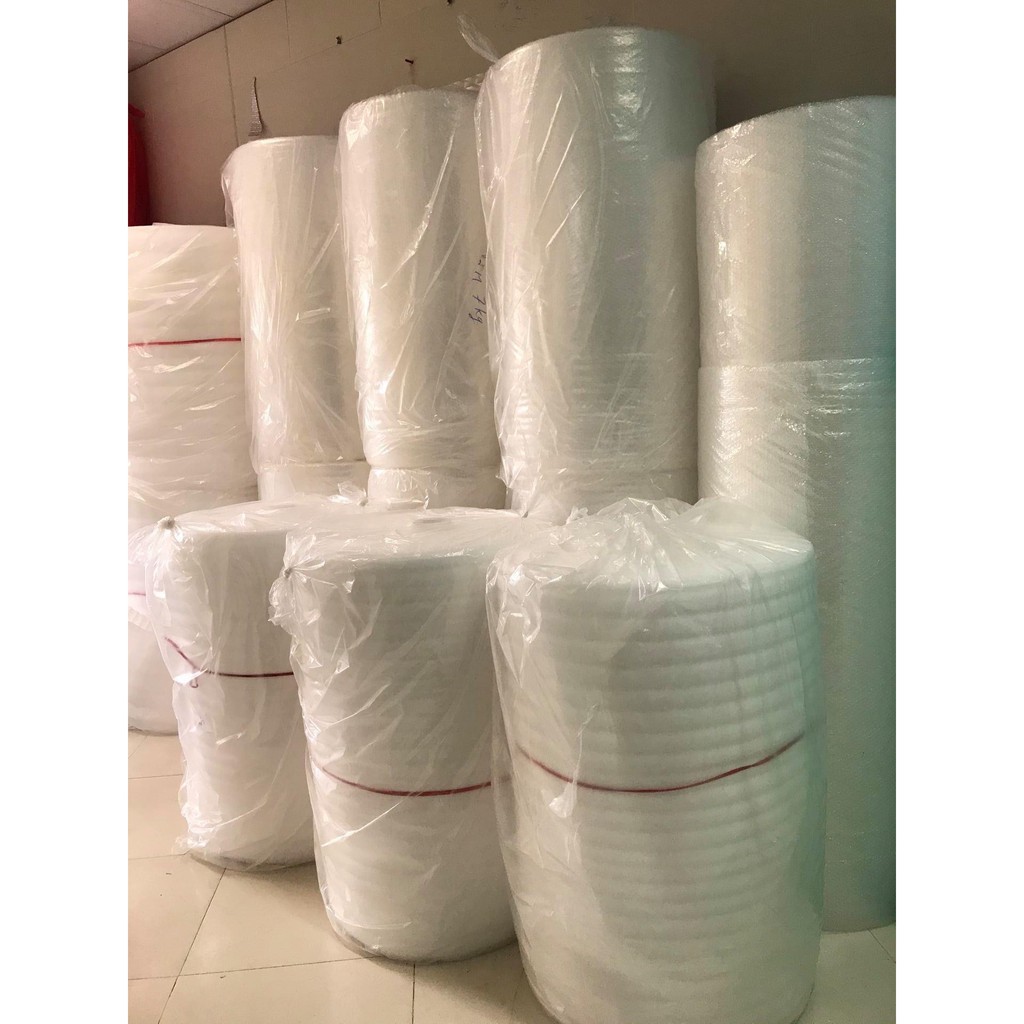 Cuộn 10m khổ 1m2 xốp nổ bọc hàng dày dặn